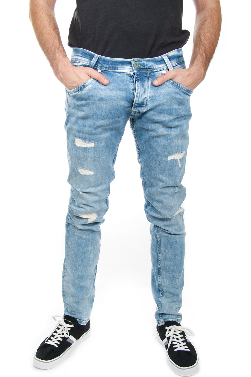Pepe Jeans pánské modré džíny Spike - 32/34 (000)