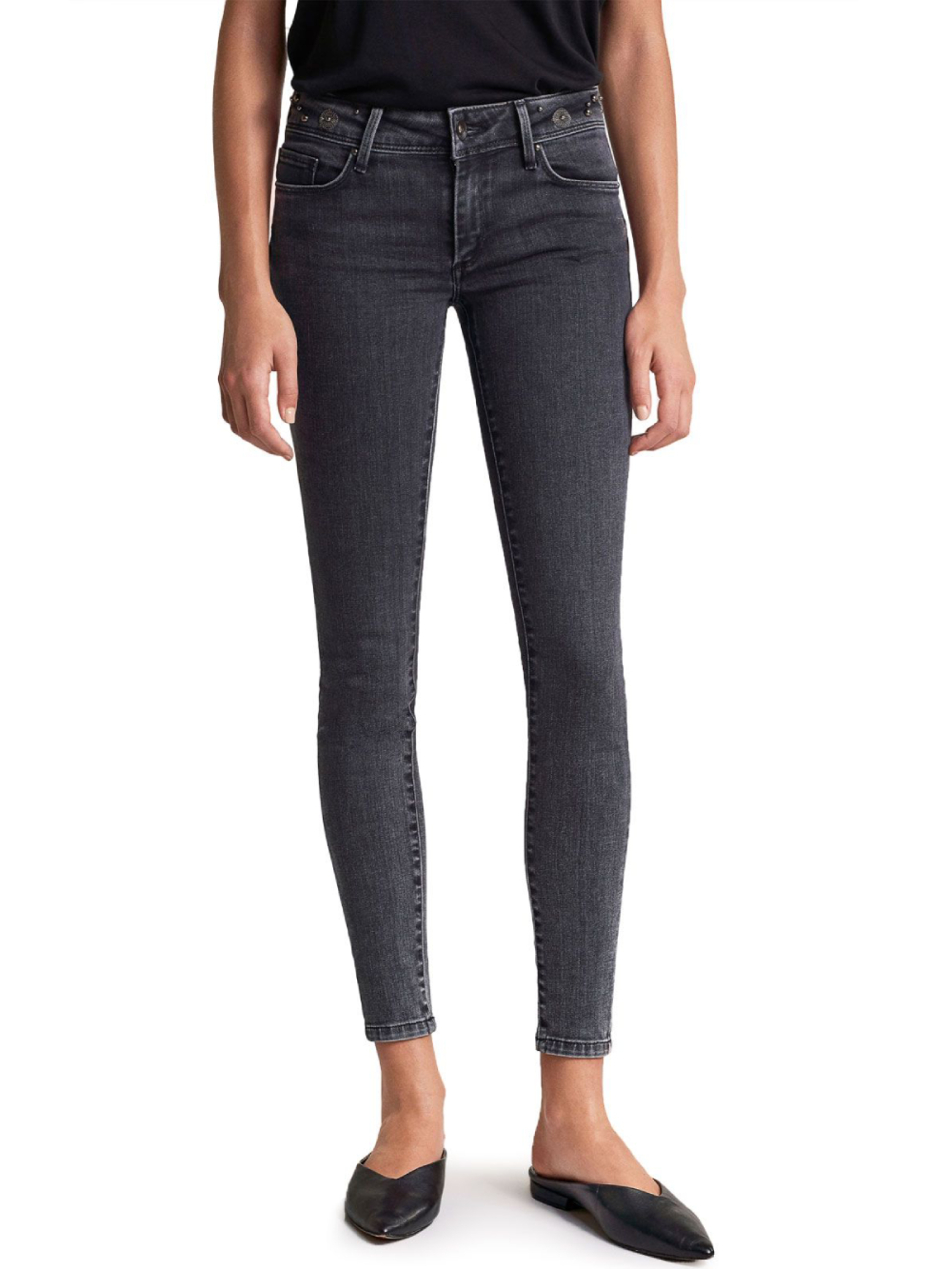 Levně Salsa Jeans dámské šedé džíny