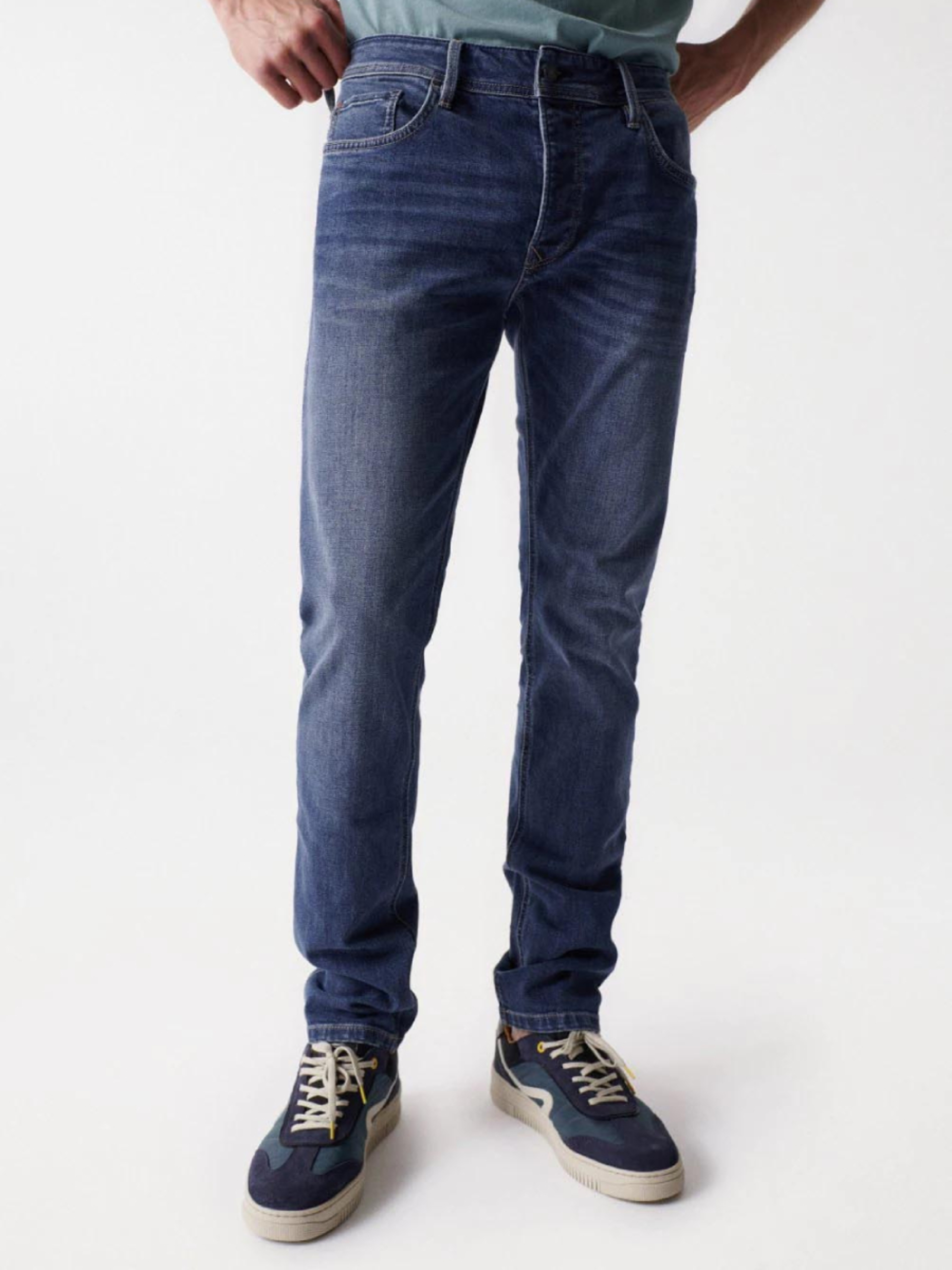 Salsa Jeans pánské modré džíny - 38/32 (8504)