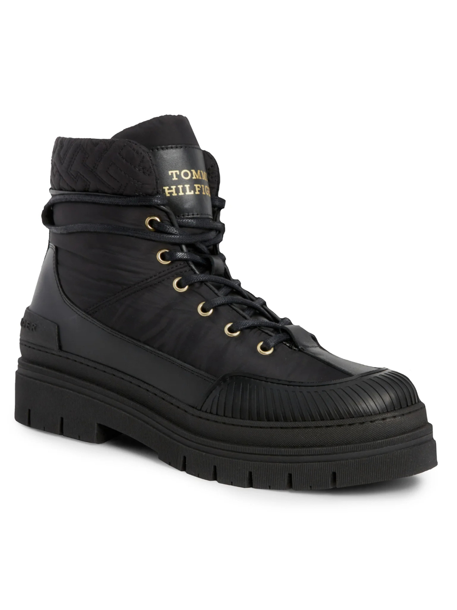 Tommy Hilfiger dámské černé kotníkové boty - 40 (BDS)
