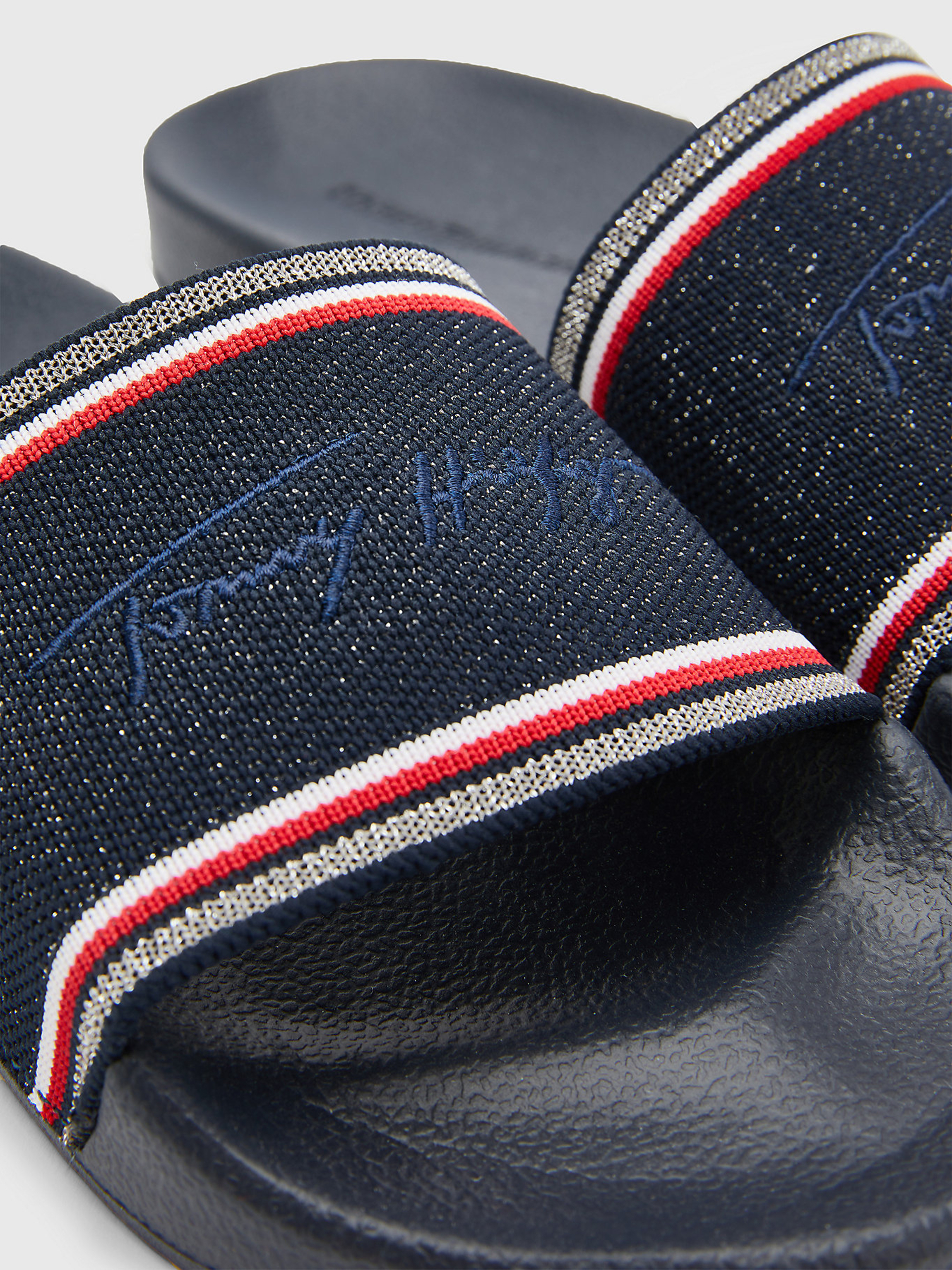 Tommy Hilfiger dámské tmavě modré pantofle - 40 (DW5)