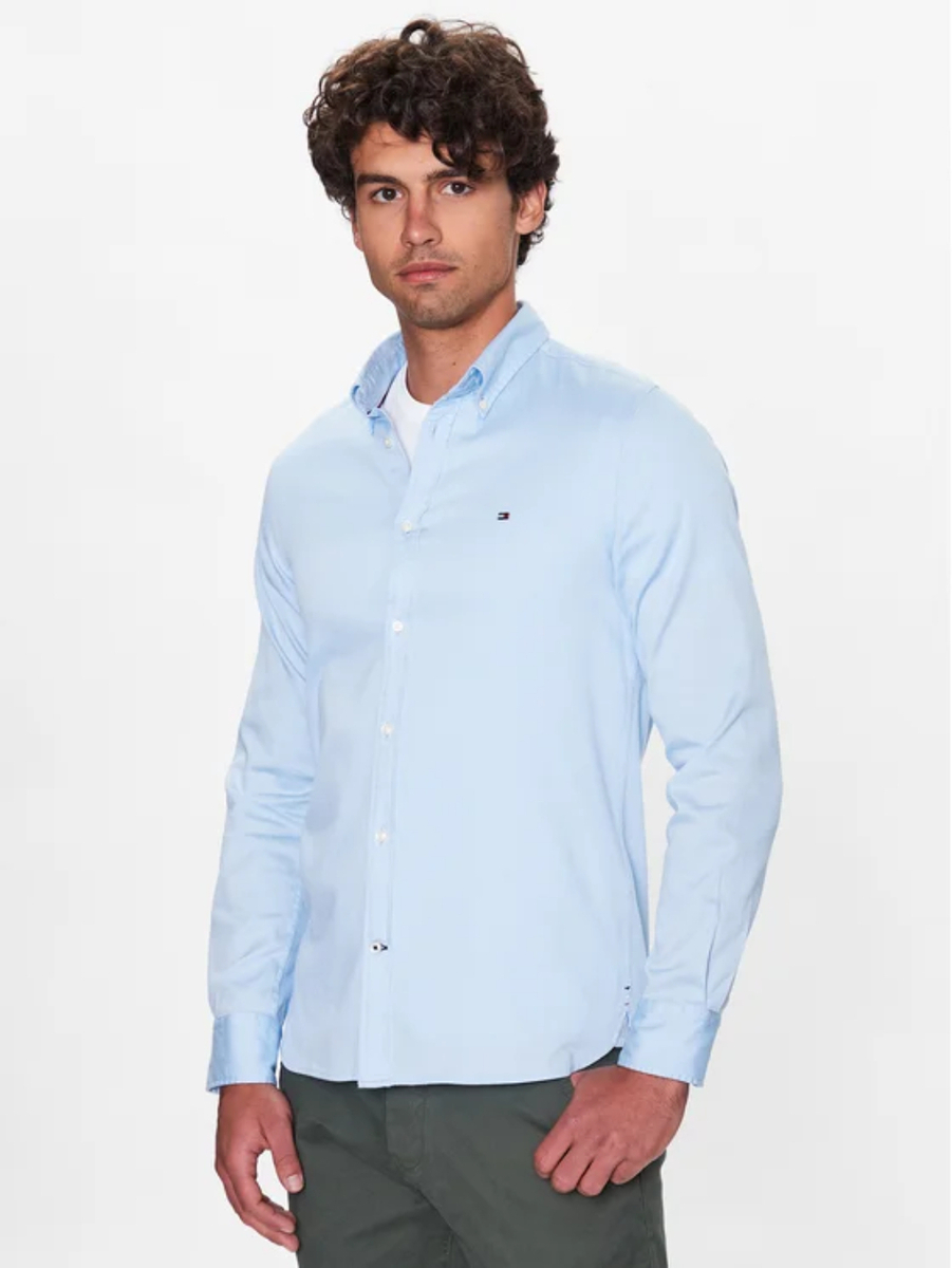 Tommy Hilfiger pánská modrá košile - XL (C1S)