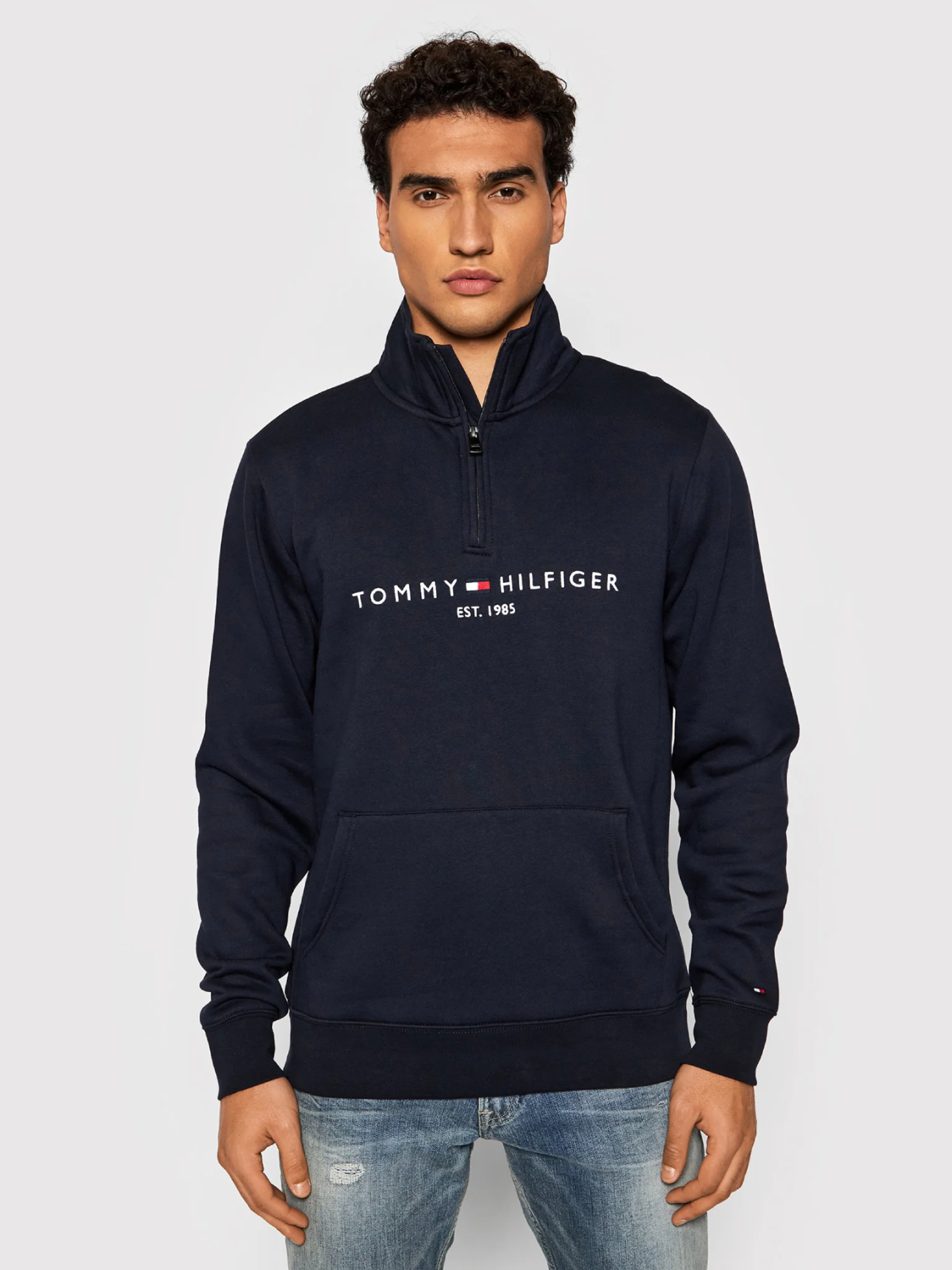 Tommy Hilfiger pánská tmavě modrá mikina