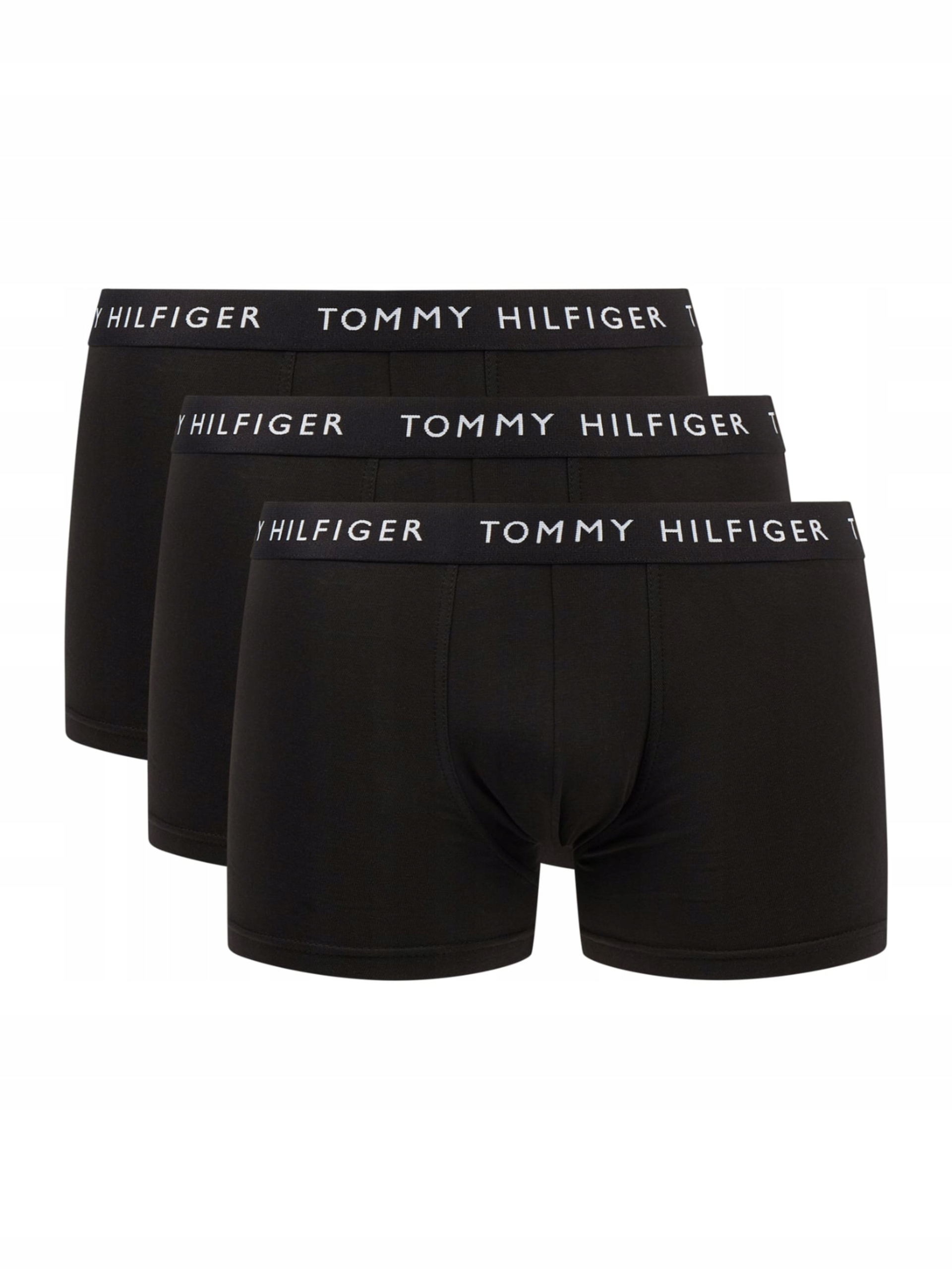 Tommy Hilfiger pánské černé boxerky 3 pack - XL (0VI)