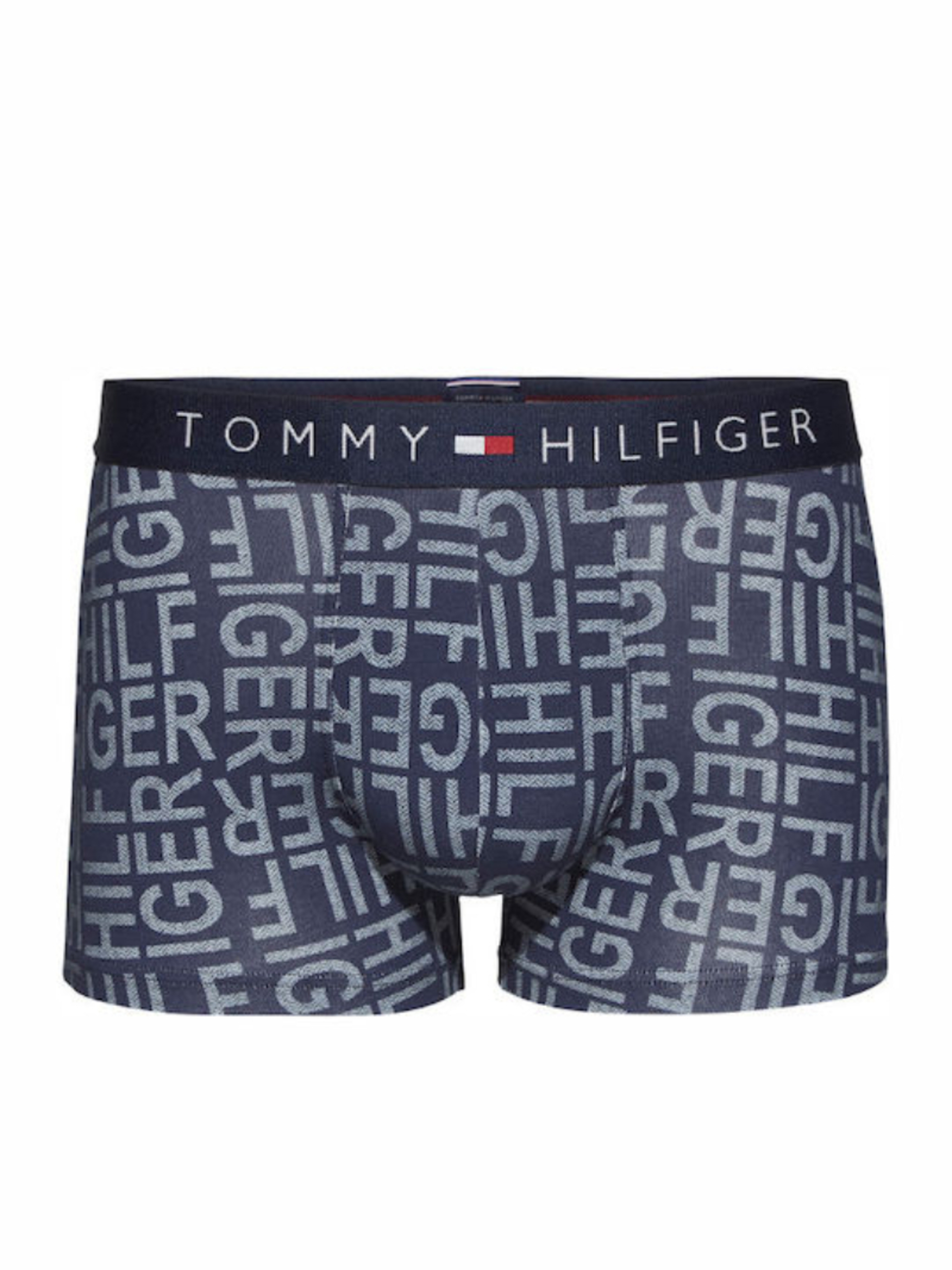 Tommy Hilfiger pásnké tmavě modré boxerky - S (416)