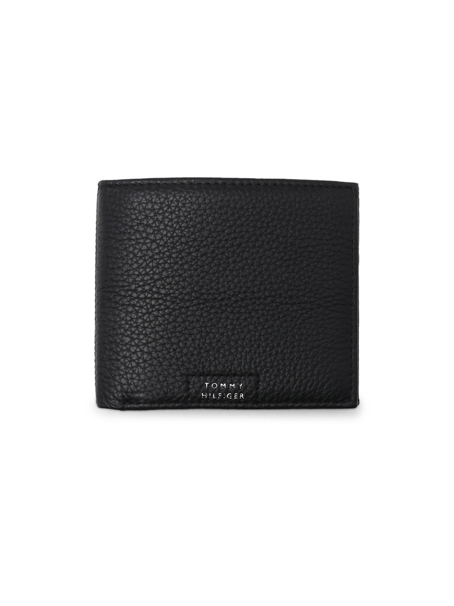 Levně Tommy Hilfiger pánská černá kožená peněženka