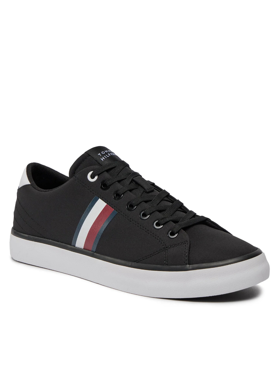 Levně Tommy Hilfiger pánské černé tenisky - 46 (BDS)