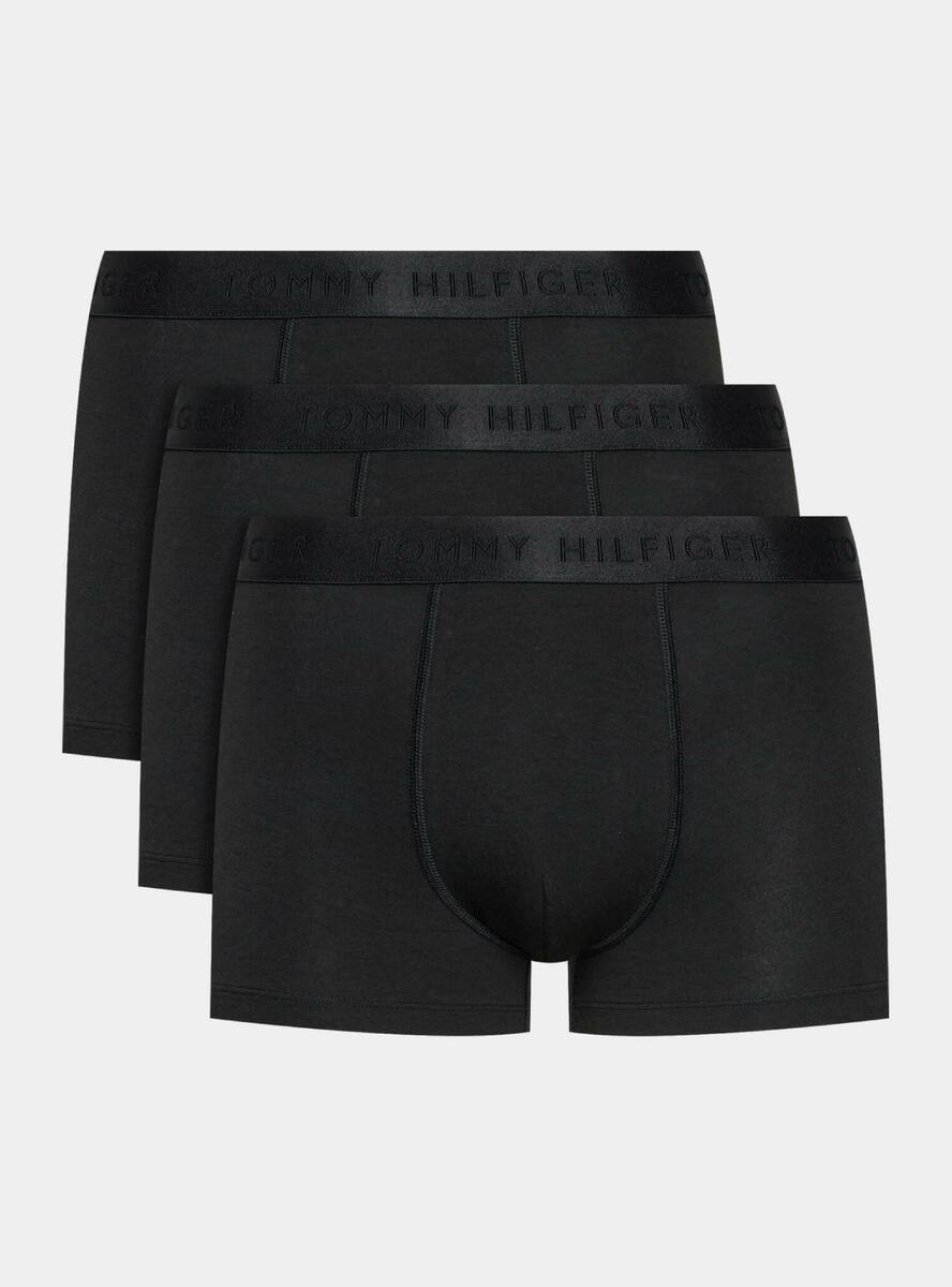 Tommy Hilfiger pánské černé boxerky 3pack - M (0R7)