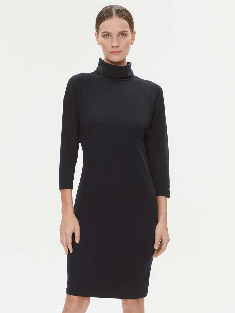 Levně Tommy Hilfiger dámské černé úpletové šaty - S (DW5)