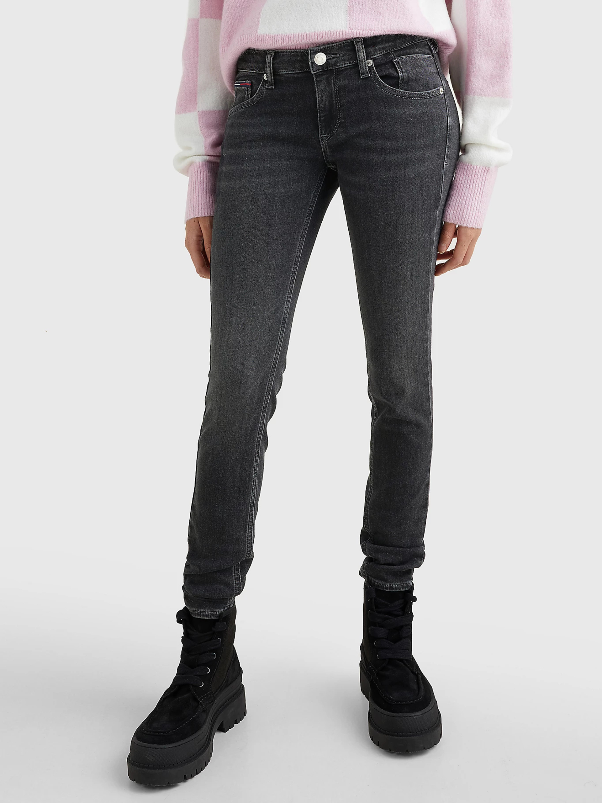 Tommy Jeans dámské černé džíny - 29/32 (1BZ)