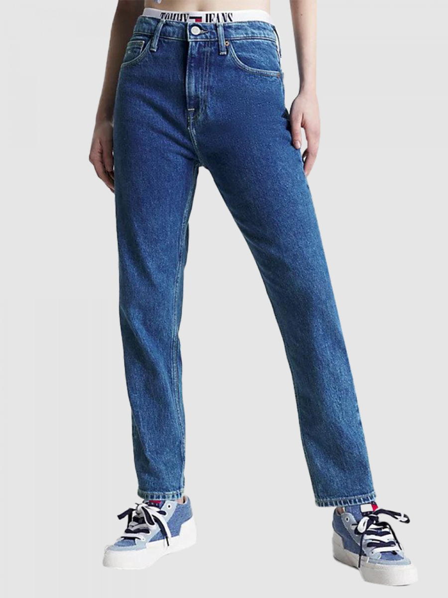 Tommy Jeans dámské modré džíny. - 26/30 (1A5)