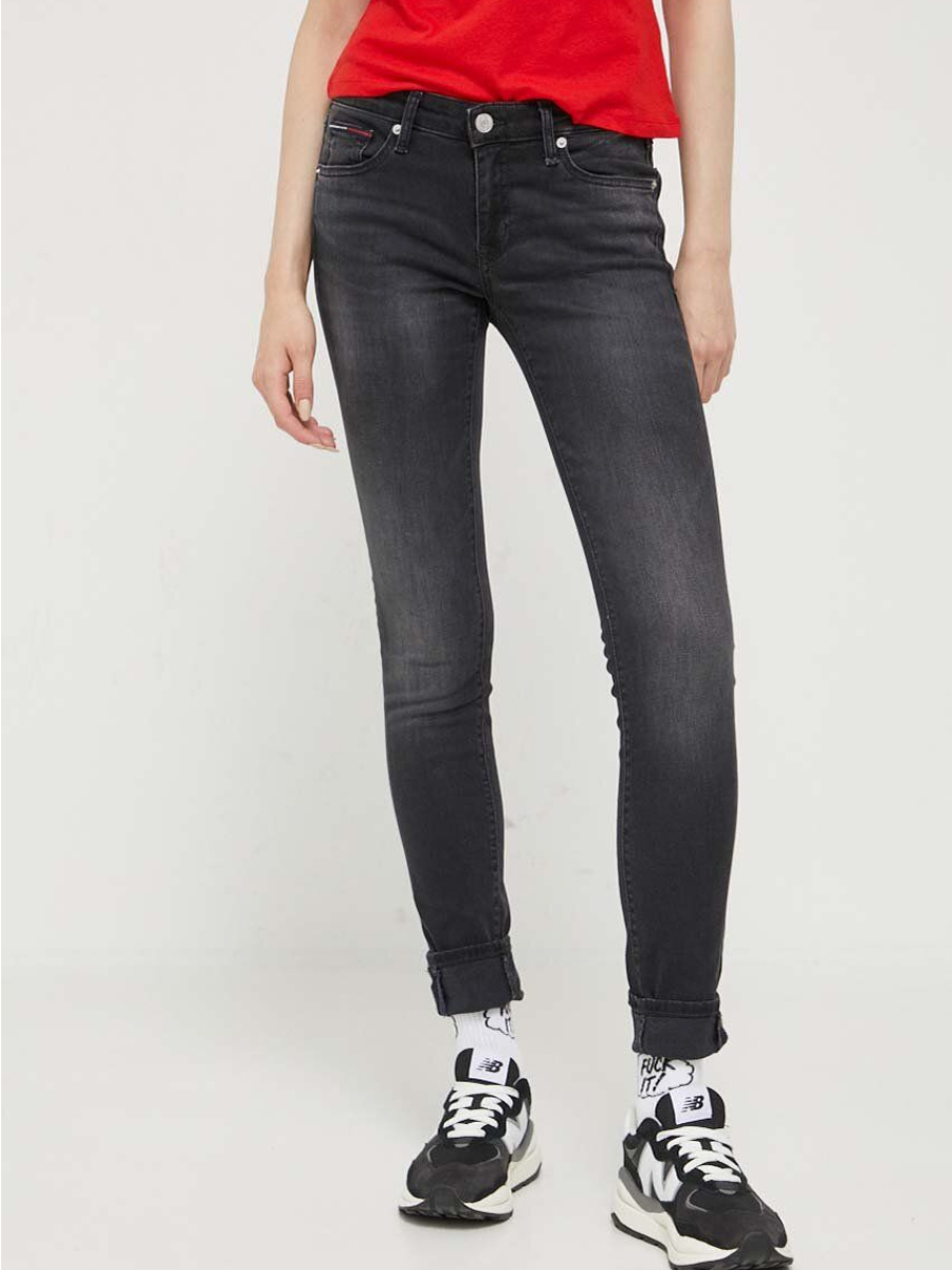 Tommy Jeans dámské černé džíny Sophie - 30/30 (1BZ)