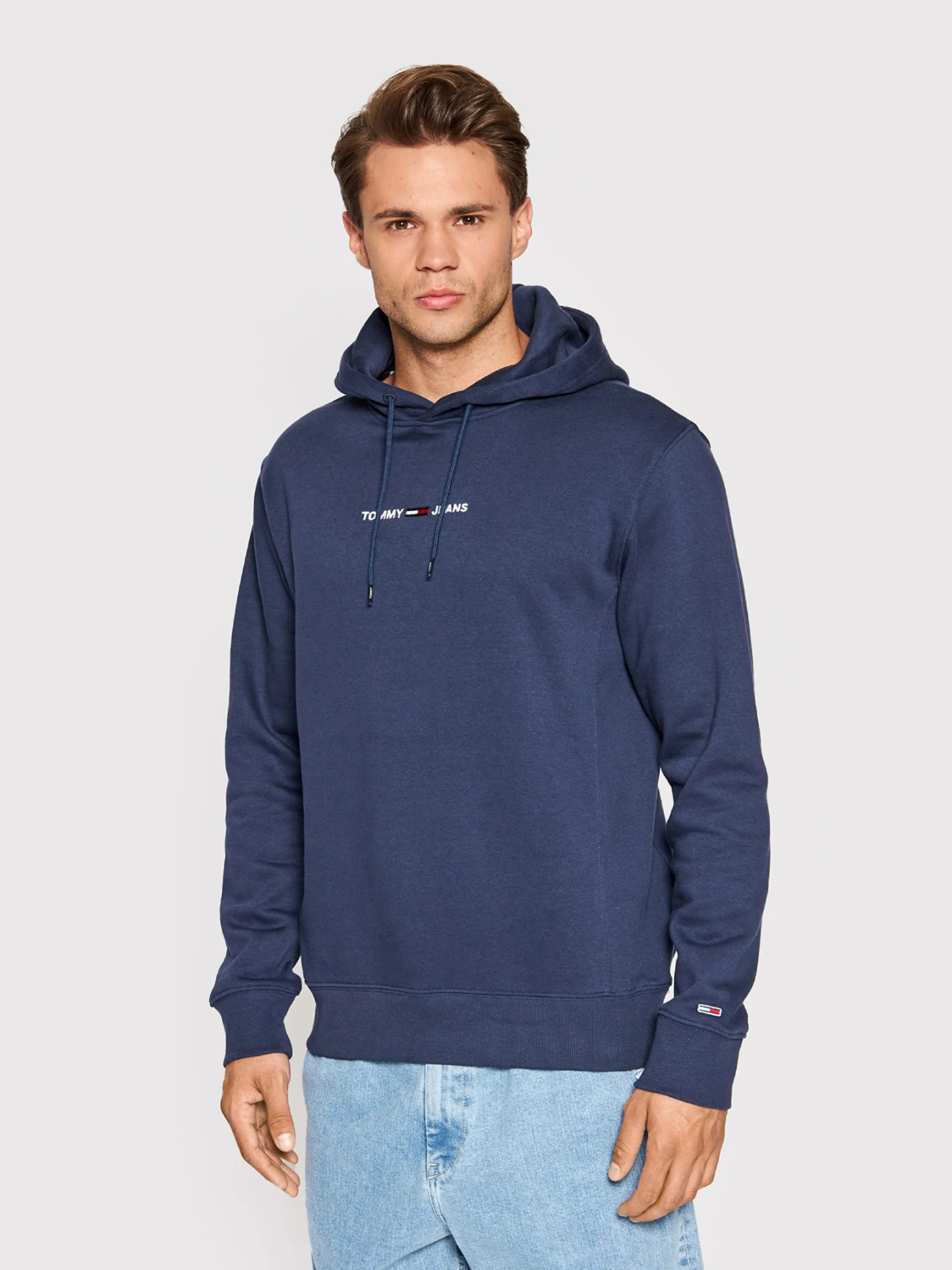 Tommy Jeans pánská tmavě modrá mikina - XXL (C87)