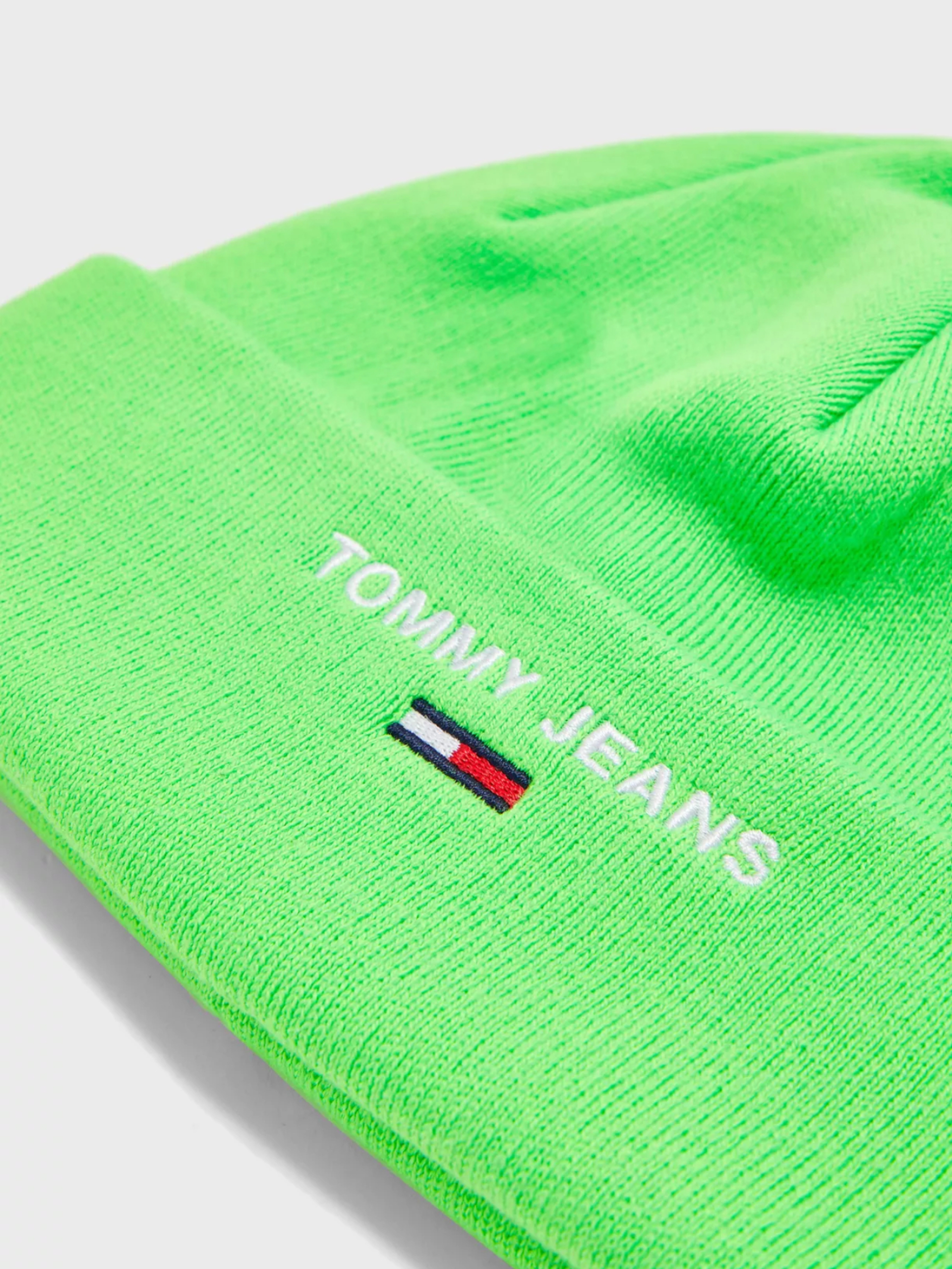 Tommy Jeans pánská fosforově zelená čepice - OS (LAC)