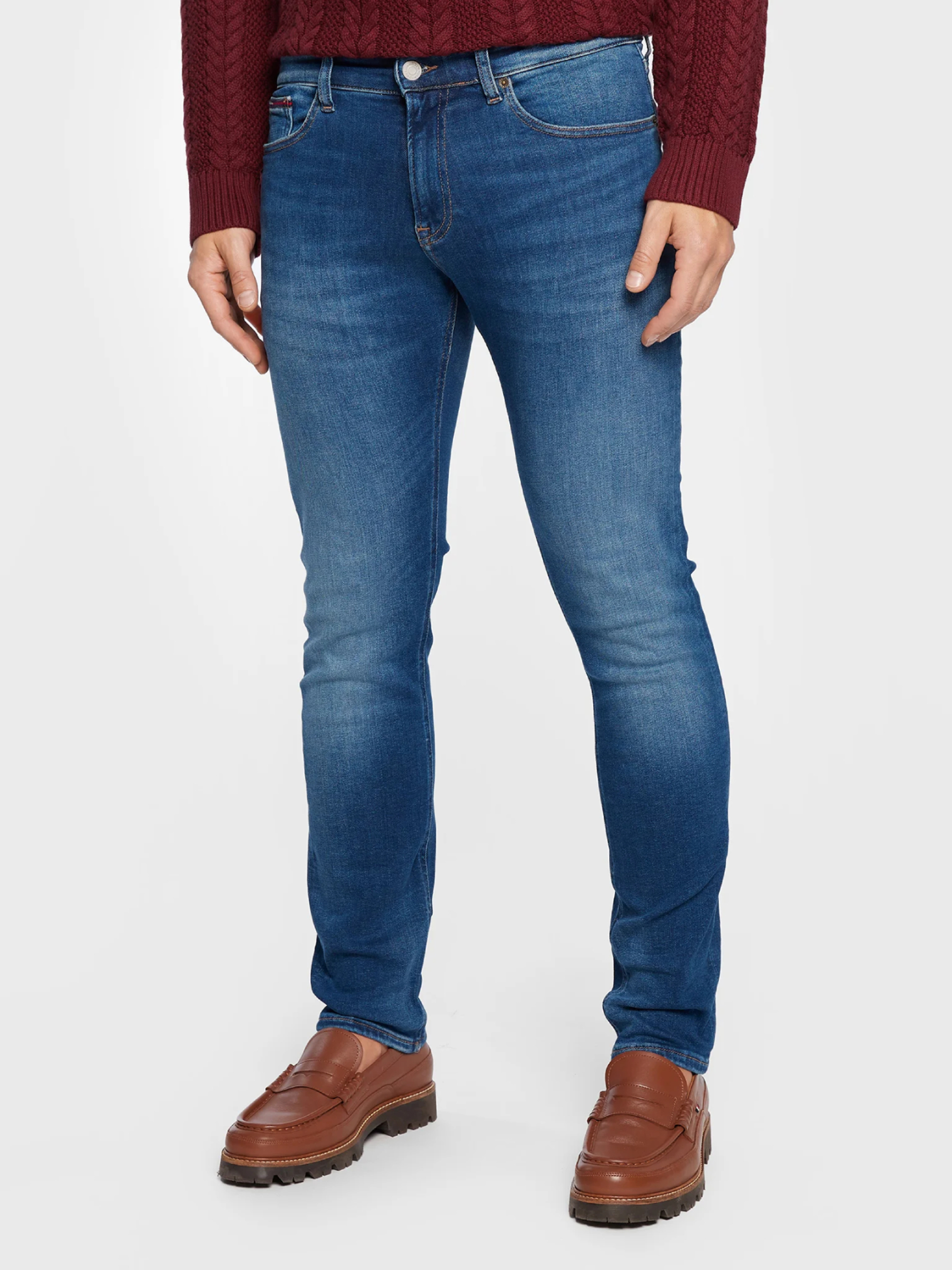 Tommy Jeans pánské modré džíny - 33/32 (1A5)