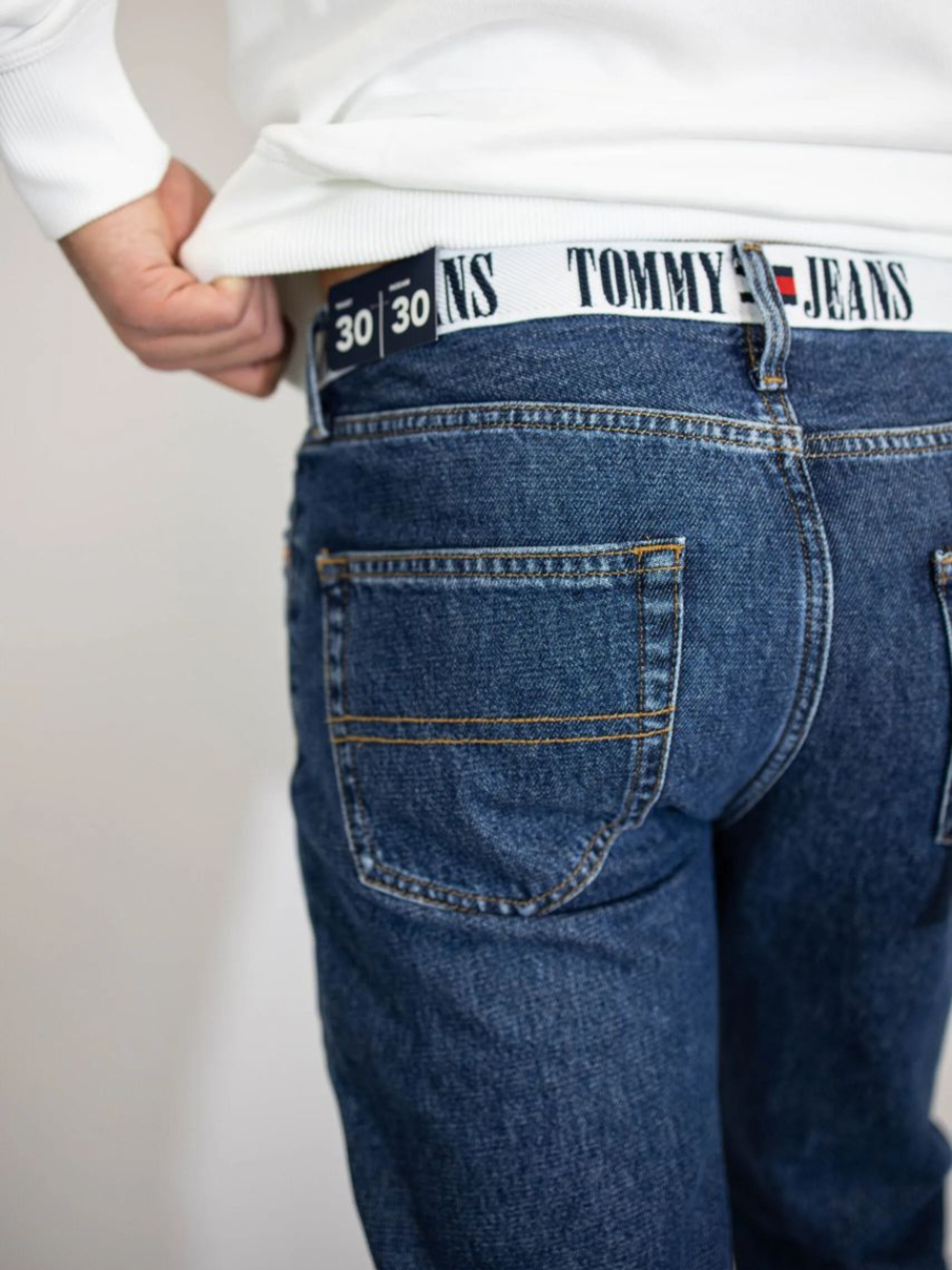 Tommy Jeans pánské modré džíny  - 29/30 (1A5)