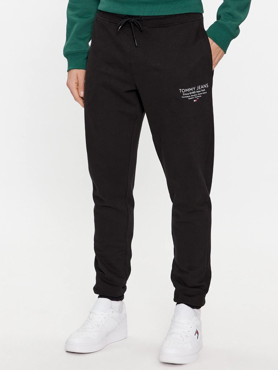 Tommy Jeans pánské černé tepláky - XL/R (BDS)