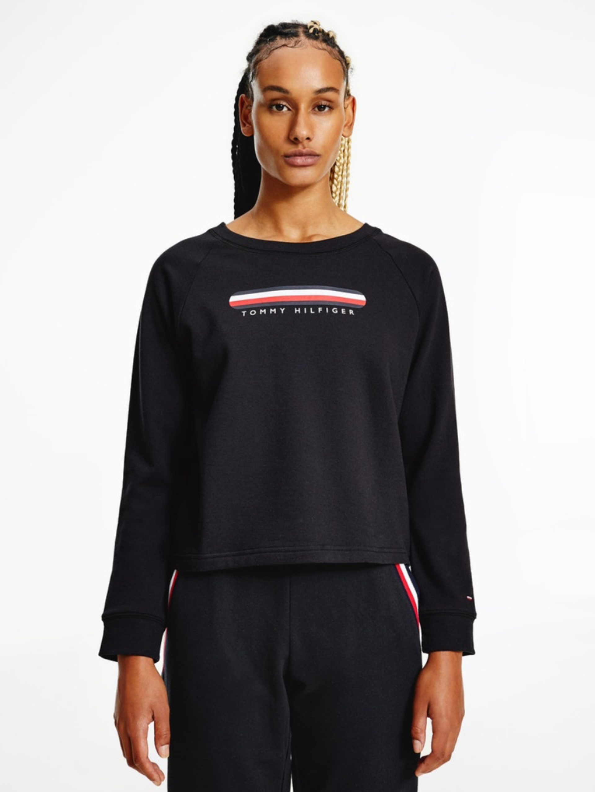 Tommy Hilfiger dámská černá mikina - XS (BDS)