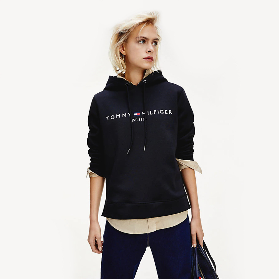 Tommy Hilfiger dámská černá mikina Hoodie