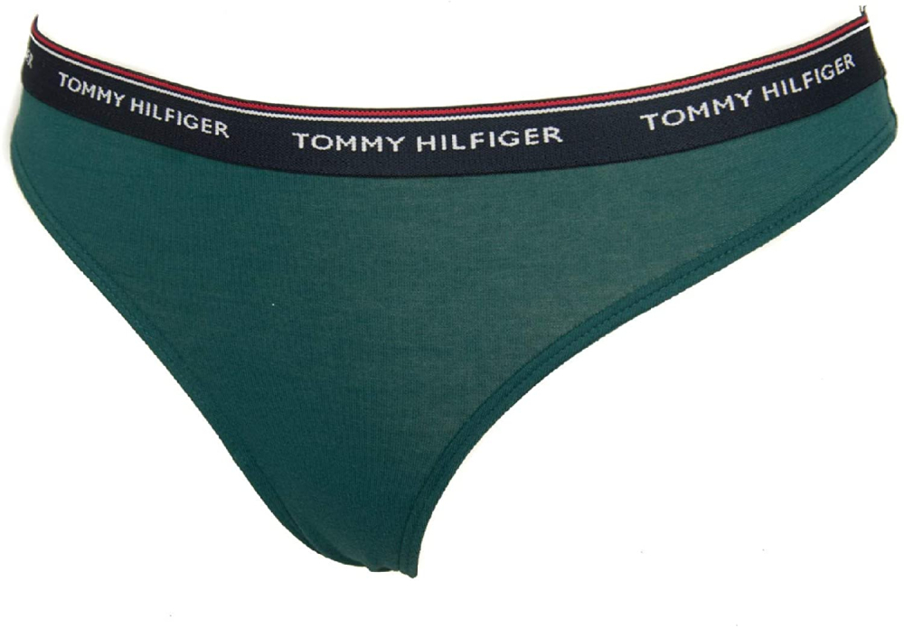 Tommy Hilfiger dámské tanga 3pack Essentials - L (386)