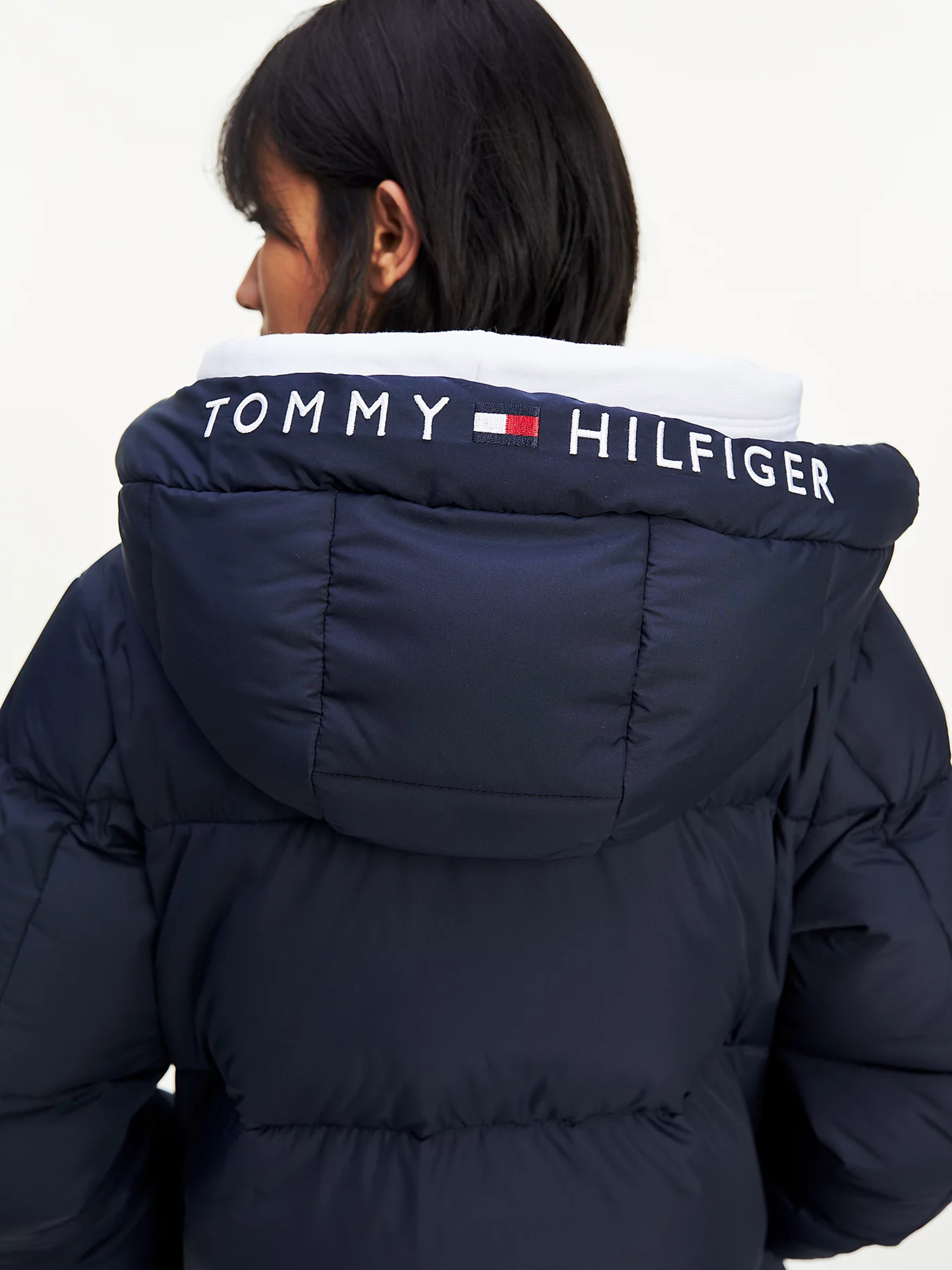 Tommy Hilfiger dámská tmavě modrá bunda ESS SORONA - M (DW5)