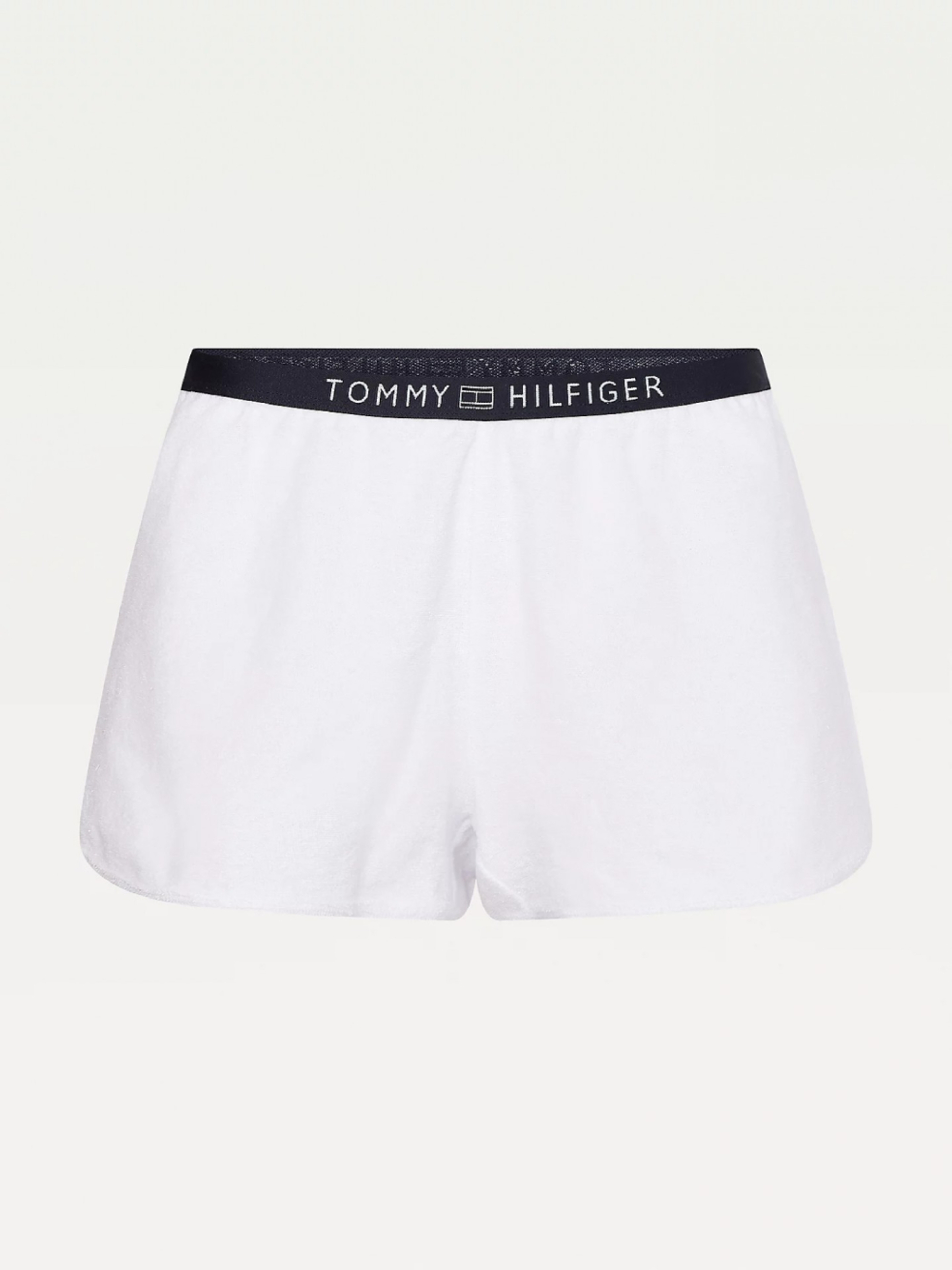 Tommy Hilfiger dámské bílé šortky - XS (YBR)