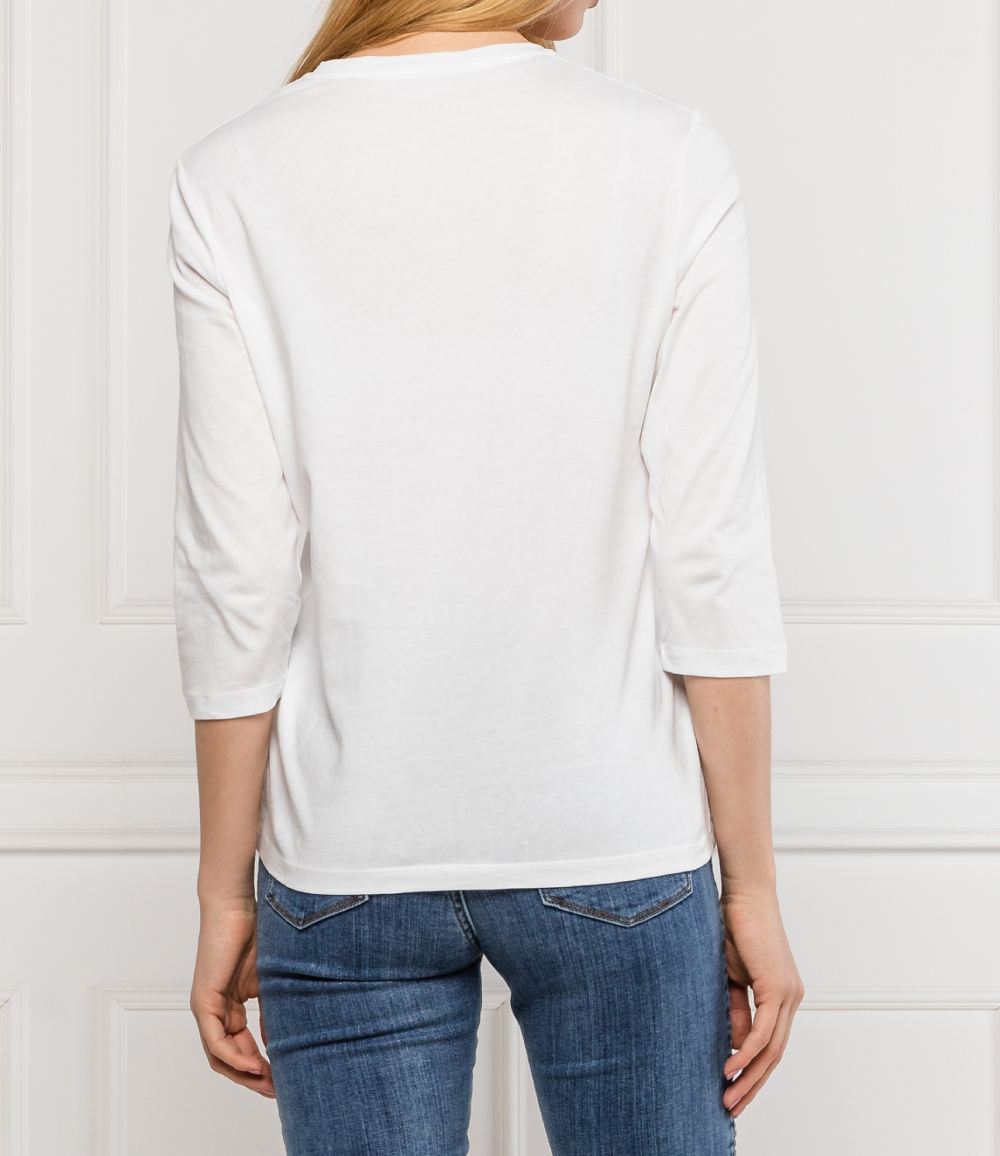 Tommy Hilfiger dámské bílé tričko HERITAGE - XL (100)