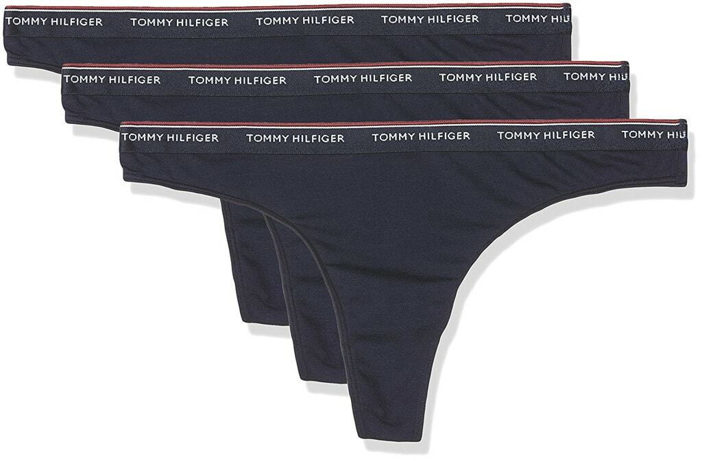 Levně Tommy Hilfiger 3PACK dámské tanga vel. L