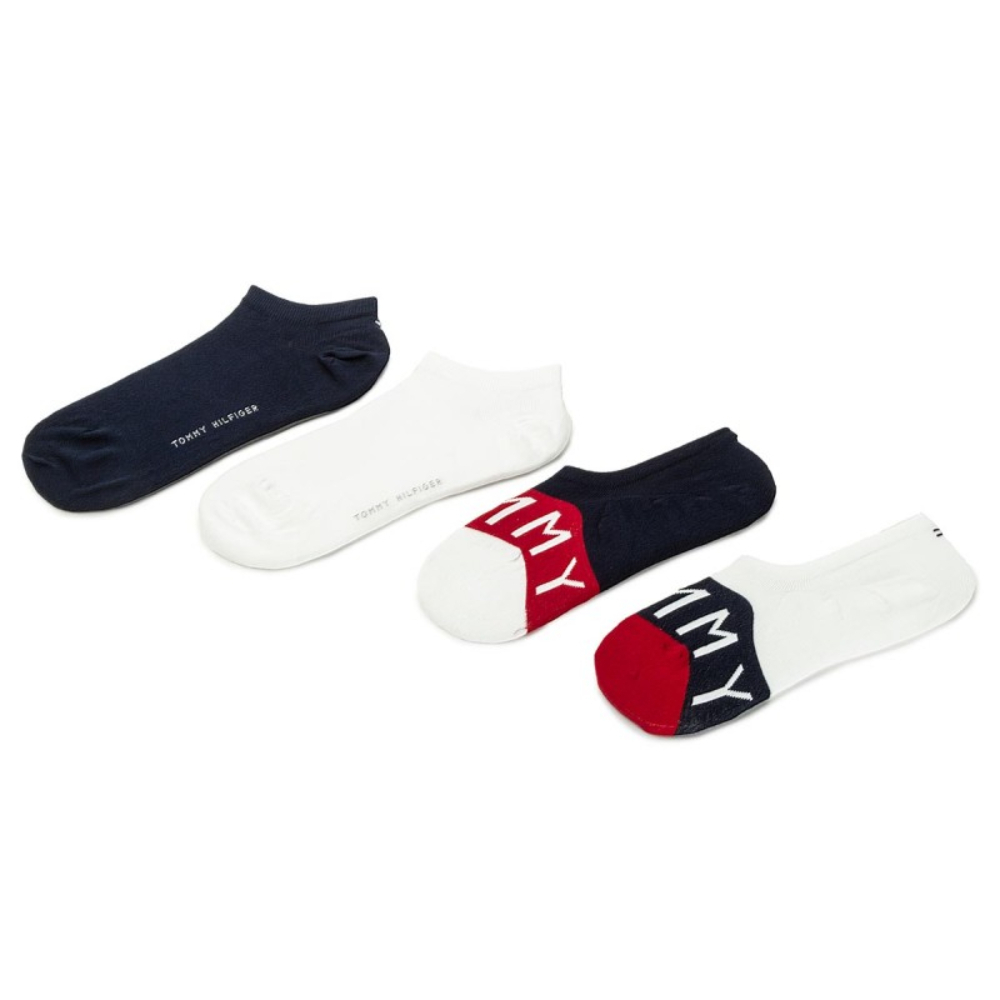Tommy Hilfiger pánské nízké ponožky dárkové balení - 35 (DARKNAV)