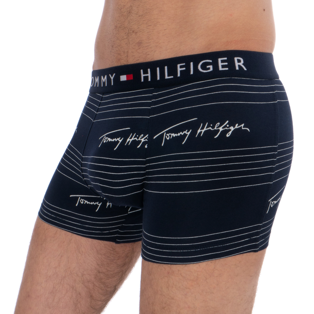 Tommy Hilfiger pánské tmavě modré boxerky Logo - M (416)