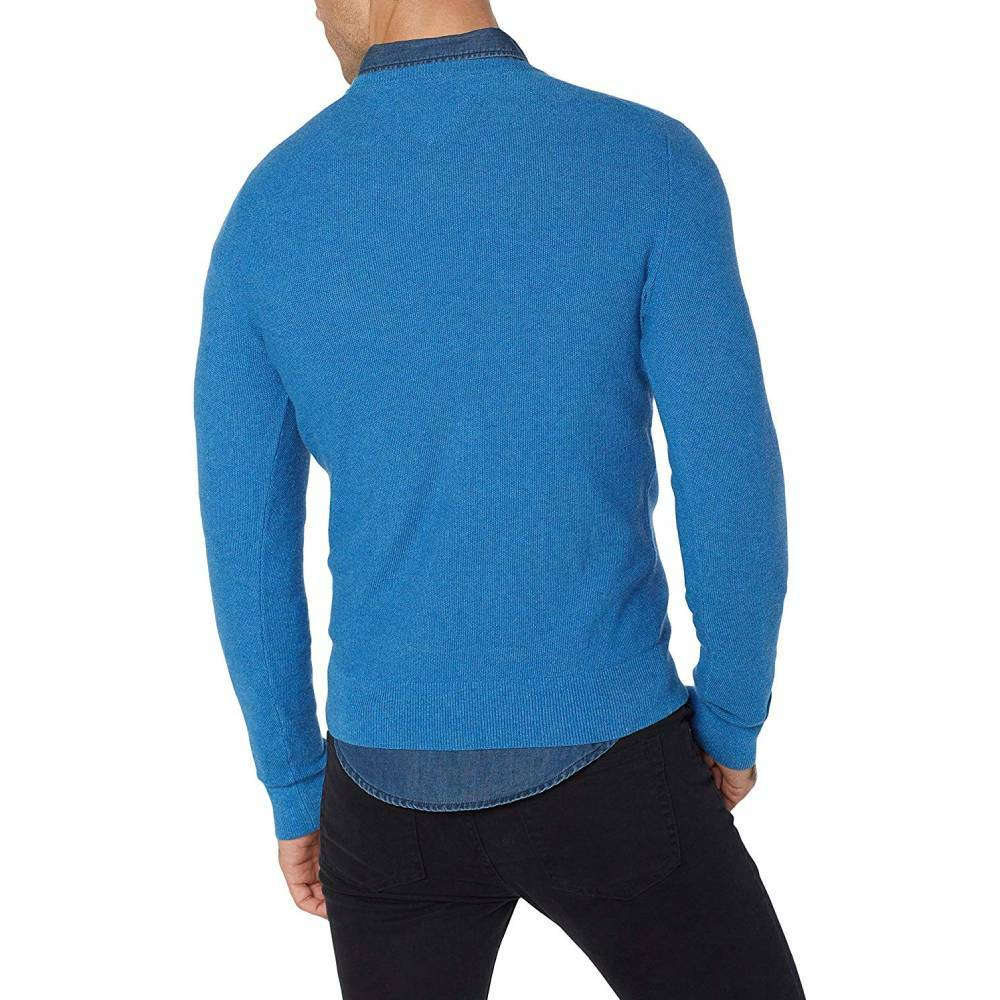Tommy Hilfiger pánský modrý svetr Ricecorn - XL (427)