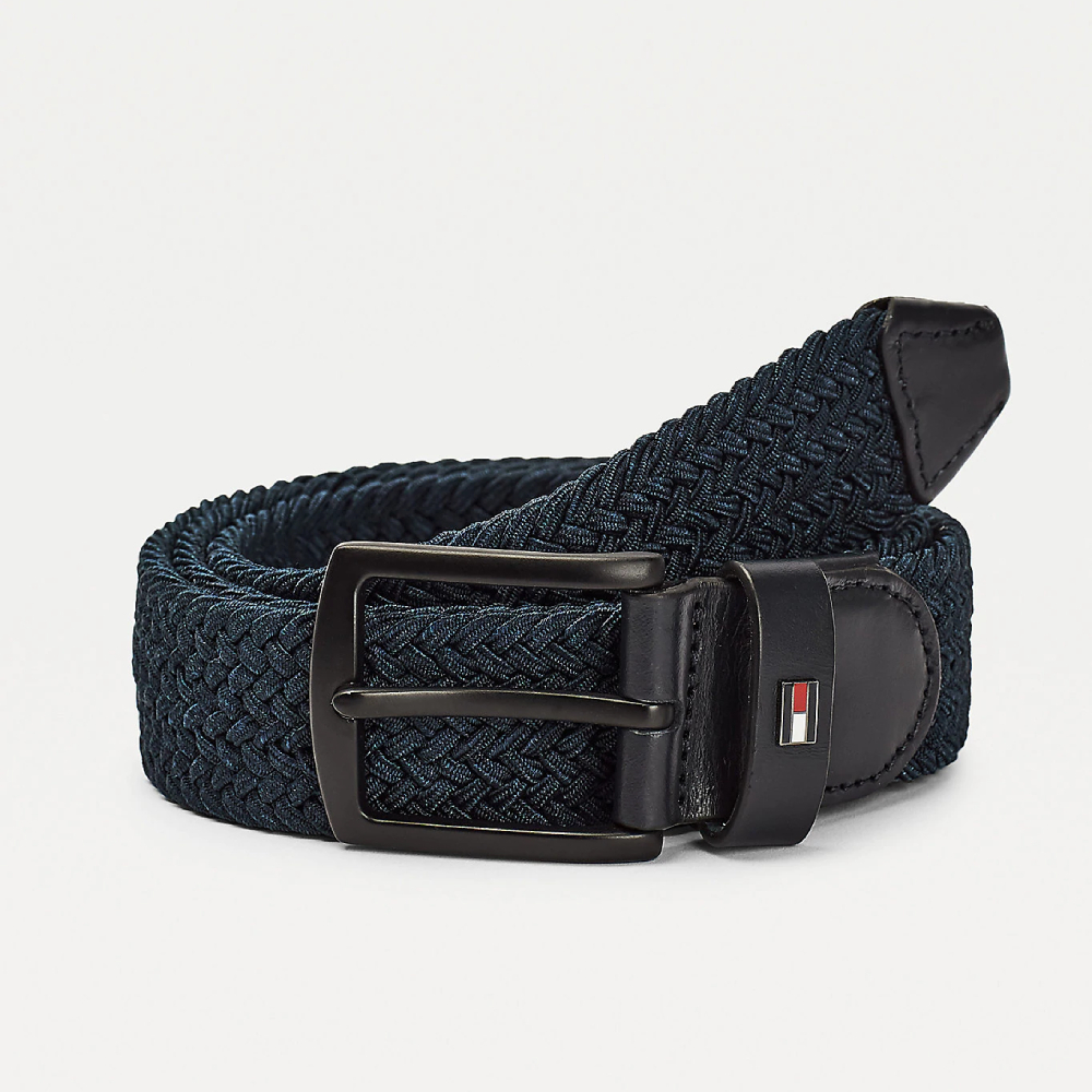 Tommy Hilfiger pánský tmavě modrý pásek Denton