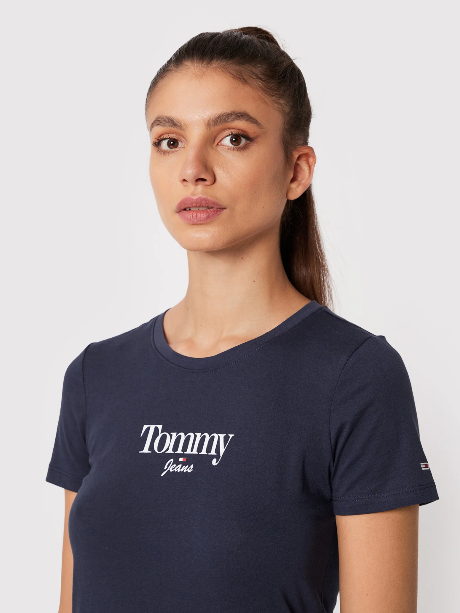 Tommy Jeans dámské modré tričko - L (C87)
