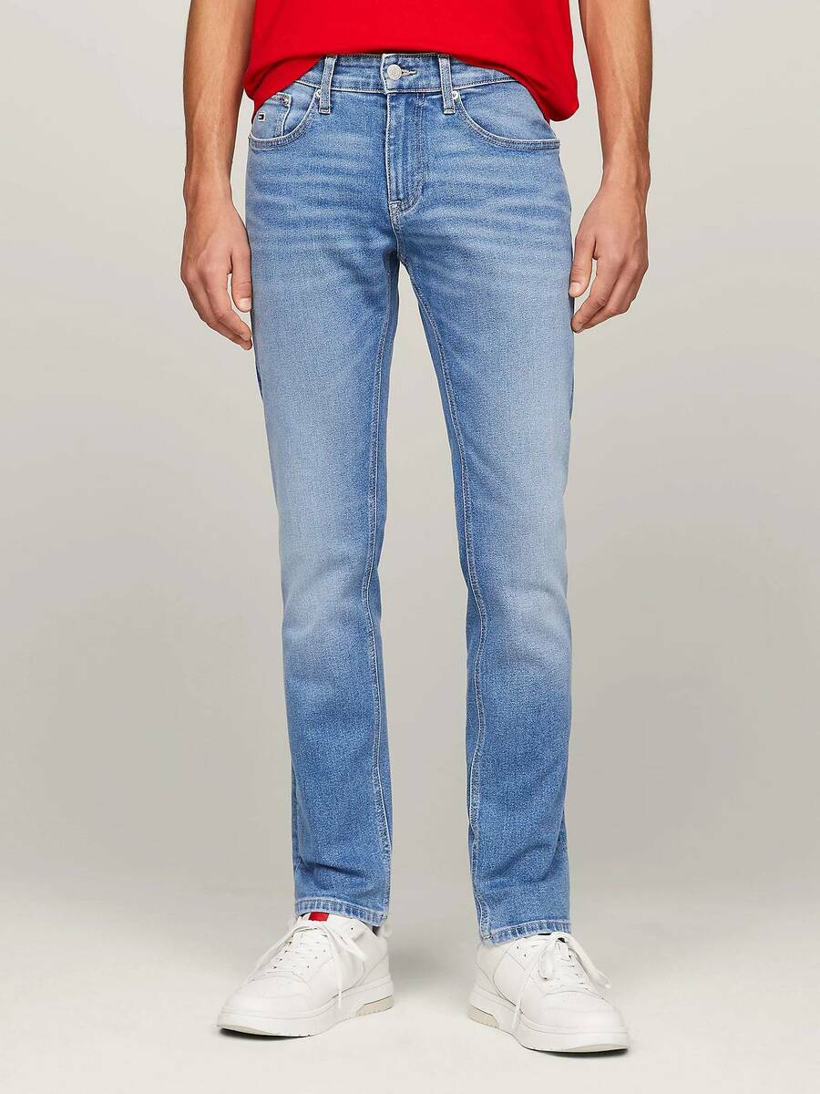 Tommy Jeans pánské jeany Scanton - 34/34 (1AB)