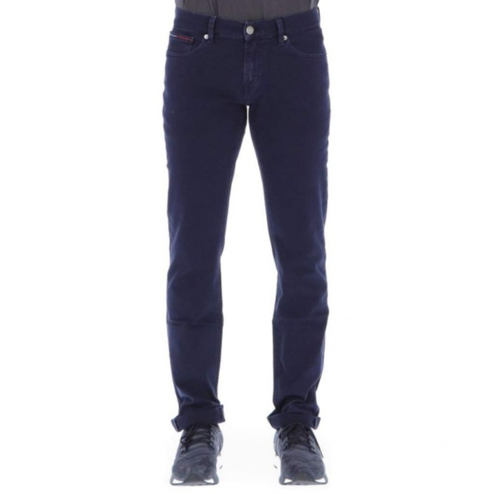 Tommy Jeans pánské tmavě modré džíny Scanton - 33/36 (911)
