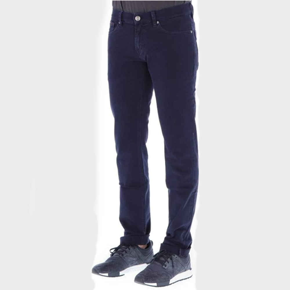 Tommy Jeans pánské tmavě modré džíny Scanton - 33/36 (911)
