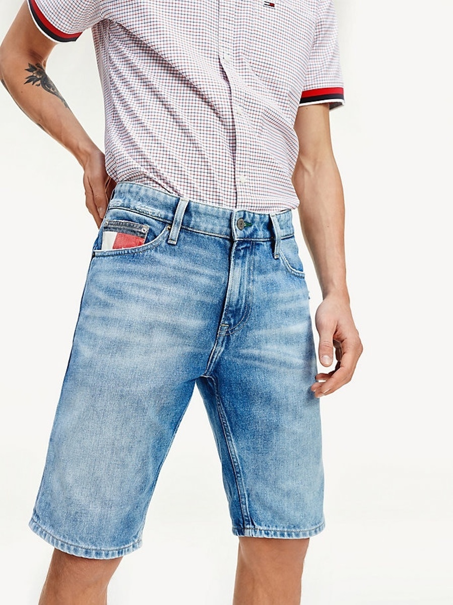 Tommy Jeans pánské džínové šortky Heritage - 30/NI (1A5)
