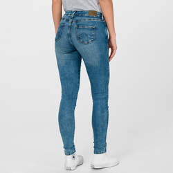 Pepe Jeans dámské modré džíny Pixie Stitch  - 25/30 (000)