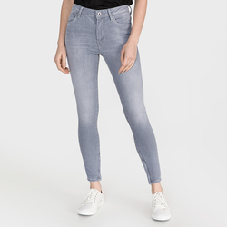Pepe Jeans dámské šedé džíny Cher High - 30/28 (0)