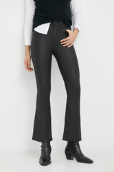 Pepe Jeans černé povoskované kalhoty  FLARE - 26/32 (0)