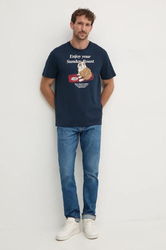 Pepe Jeans pánské tričko  AXEL  s potiskem - S (594)
