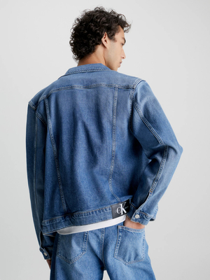 Calvin Klein pánská modrá džínová bunda - XL (1A4)