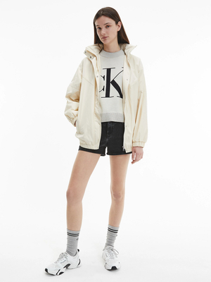Calvin Klein dámská béžová bunda - L (ACJ)