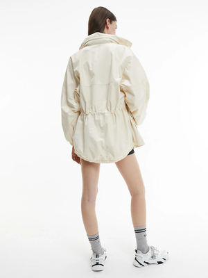 Calvin Klein dámská béžová bunda - L (ACJ)