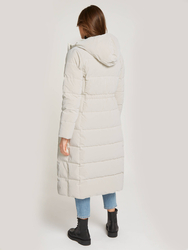 Calvin Klein dámská béžová bunda - XS (YBI)