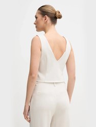 Calvin Klein dámská béžová vesta - XS (ADA)