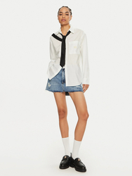 Calvin Klein dámská bílá košile - XS (YAF)