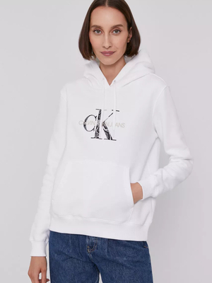 Calvin Klein dámská bílá mikina - XS (YAF)