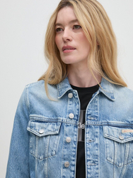 Calvin Klein dámská modrá džínová bunda - M (1AA)