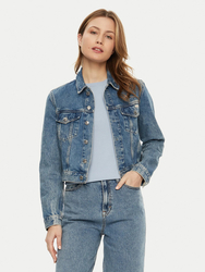 Calvin Klein dámská modrá džínová bunda - M (1A4)